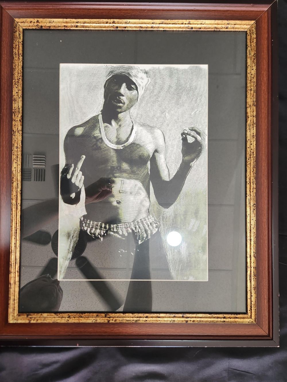 Tupac Framed Art Print